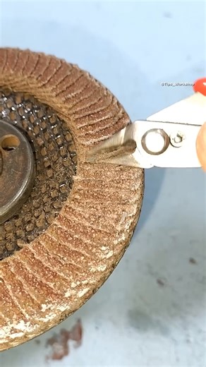 Be sure to remember this trick! How to restore an angel grinder grinding disc #tools #diy #tips | Leonor princess
