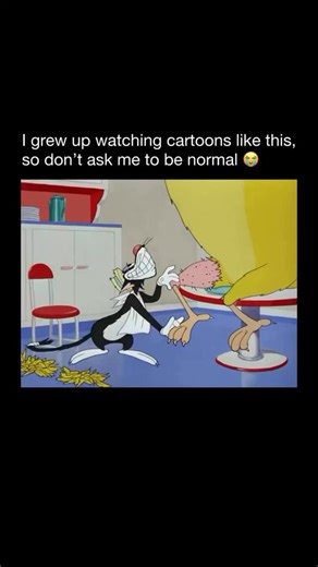 anime official Hindi dubbed on Instagram: "King-Size Canary" is a 1947 animated short directed by Tex Avery for MGM.It's one of his most chaotic and surreal works, known for pushing the limits of cartoon exaggeration. The story begins with a starving cat who discovers a bottle of "Super Growth Formula." After feeding it to a canary, the bird grows enormous, setting off a wild chain reaction as the cat, a dog, and even a mouse drink it too. The cartoon becomes a fast-paced battle of one-upmanship