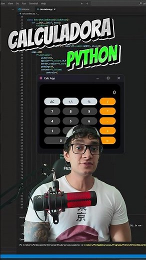 Crea una calculadora en python con flet.#python #programacion #calculadora