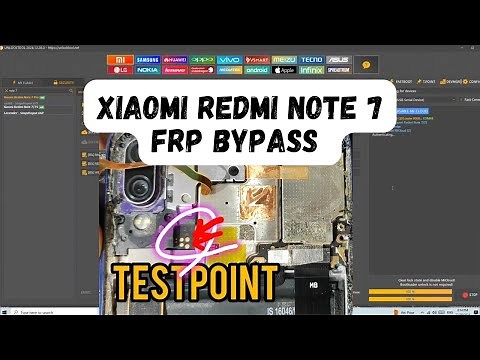 Xiaomi redmi note 7 Snapdragon testpoint frp bypass