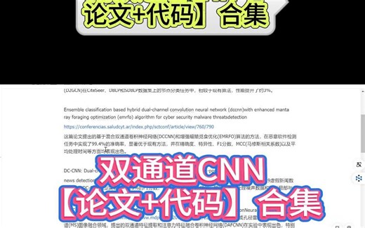 双通道卷积神经网络（DCNN）最新成果！准确率近100%