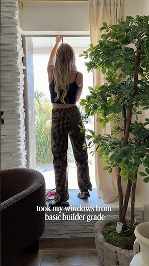 This Window DIY Made My Buildee Grade Windows Look Custom For Less Than $30 #diyprojects #homedecor