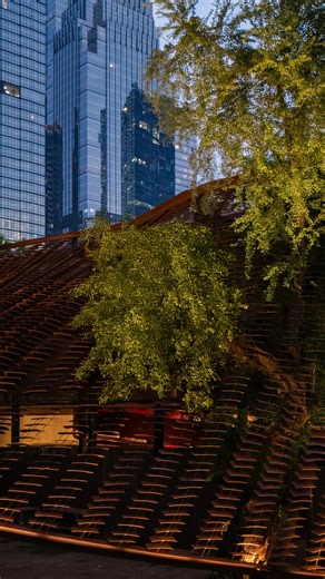 RAD+AR on Instagram: "Lattice Garden is one of RADar’s prototype on tenant behavior and energy stewardship. In a landscape driven by high property values, it reclaims the passive design agenda. The architecture engages in a dialogue with the thriving trees to construct an extreme shading system. By decoupling the facade to create breezeways and thermal chimneys, and replacing mechanical lifts with a meandering garden ramp, the design challenges the standard typology of vertical circulation. The 