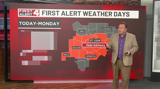First Alert Weather Days Today Through Monday: Heat Index 102-105 | KMOV