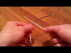 How to make a mini bow and arrow at home. mini homemade. mini inventions at home