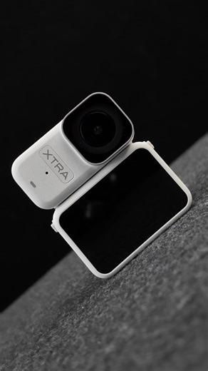 XTRA on Instagram: "Size of a thumb. Quality of a pro. 🤯 Meet the new standard for wearable cameras. We packed a massive 1/1.3-inch sensor into a 54g body. That means better dynamic range, better low light, and stunning 4K detail—without the bulk."