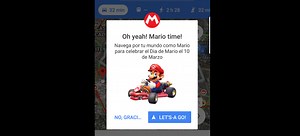 "Here we go!", llega Mario a Google Maps (Video)