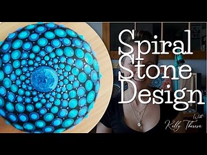 Spiral Mandala Stone Tutorial