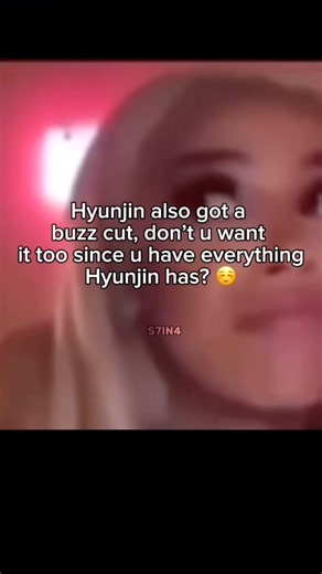 Omg don’t u want buzz cut also? Hyunjin has buzz cut! 🥹✌🏻
