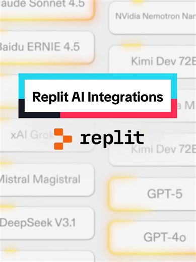 Replit baru lancarkan AI Integrations, feature gila padu yang bagi korang bina AI apps dengan lebih 300 model AI terus dalam platform ni 🔥 Tak perlu API key, tak perlu setup, just click & build! 🧠 Akses terus model popular macam OpenAI, Gemini, Anthropic, Meta, Grok, Mistral dan banyak lagi… semua dalam satu tempat 😍 Korang tanya. Agent dia yang bina. Simple & power gila. 💥 #ReplitAI #AIIntegrations #vibecoding #NoCodeAI #AI #GigVenture #TheArtOfPrompting #CoachKhairul