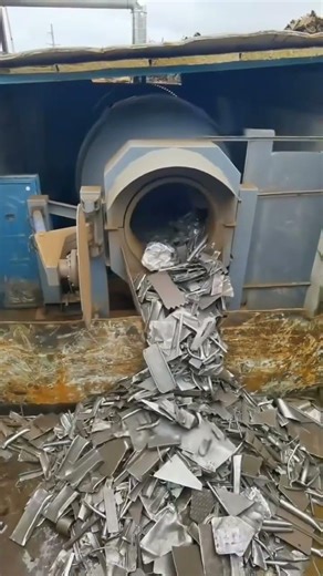 Flame-treated iron dry grinding machine for non-metallic recycling processing #recycling #machine