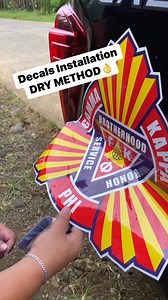 26 reactions | Decals Installation! #kappanslogo | Gieboy Sticker's | Facebook