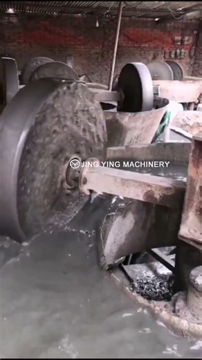 High quality milling machine rock gold ore grinding machine #wet #pan #mill #grind #gold #jycrusher