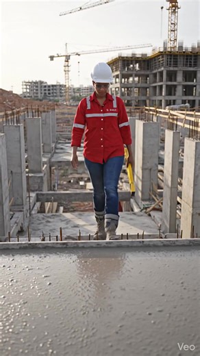 Un niveau à bulle. Un geste simple. Un contrôle essentiel. Si la bulle est centrée, la dalle est plane. Sinon… il faut corriger. La qualité commence toujours par la vérification. #ParlonsGénieCivil #TechniqueDeConstruction #Chantier #Ingénierie