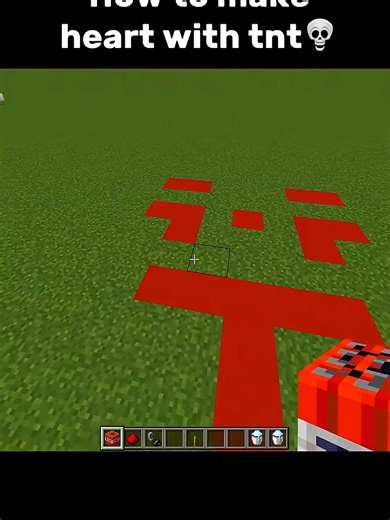 How To Make A Love Heart In Minecraft #minecraft #smp #minecraftsmp