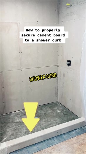 Cement Board Curb Waterproofing Guide