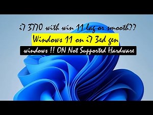 Windows 11 on Unsupported PC | i7 3770 in 2025 How to Perform ?