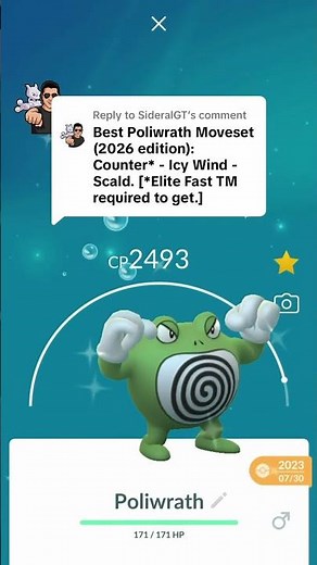 Poliwrath Best Moveset (2026)