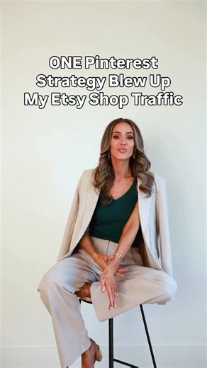 Etsy sellers overlook Pinterest all the time but here’s the truth 👀 My ONE Pinterest strategy drove 550,000 views to my Etsy shop. Total time spent? Maybe 5 hours. No ads. Not a dollar spent. Those 5 hours = 550k people finding my shop over time for FREE. My friend @jennakutcher is teaching this EXACT strategy in her Pinterest Bootcamp this month! She will walk you through exactly how to use Pinterest to drive traffic to websites and how you can do the same for Etsy. Comment ⚡BOOTCAMP⚡ and I’ll
