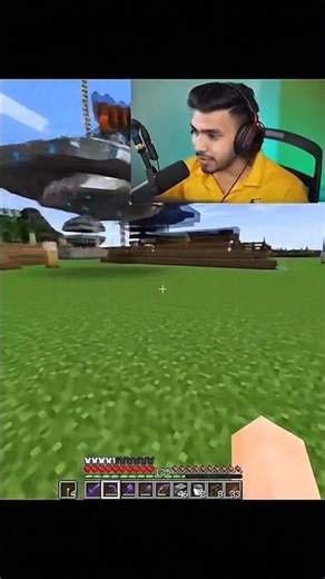 A ufo came in techno gamerz world💀 #minecraft #technogamerz