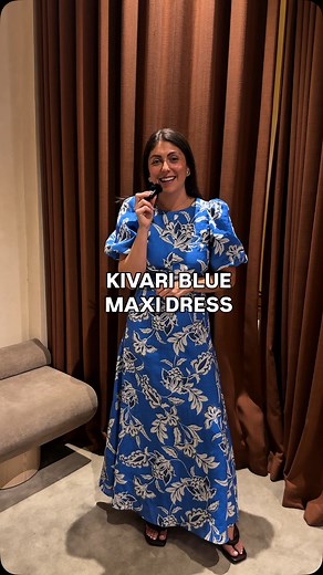 TRY ON WITH ME | @kivari_the_label Ren Maxi Dress I have to share this with you guys despite it only being in stock in a size 6 & 8 purely to share the education behind why this style of dress caters to SO many body types. Puffy sleeve = distracts the eyes and brings them up away from the tummy area Floral print = feminine and elegant Twist under bust detail = cinches in your waist Shoulder coverage = can wear a normal bra A line style = non restrictive which means you can dance the day or night