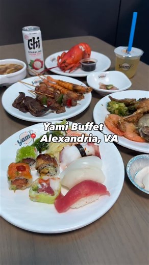 📍 Alexandria, VA | Yami Buffet 🚘 555 S Van Dorn St, Alexandria, VA 22304 Limited time for FREE lobster 🦞 @yamibuffetva — a newly opened AYCE Asian buffet and they offer so many delicious options like sushi to hibachi, bbq and dim sum 🥟 plus a variety of drinks that are included too, so please come hungry! 💯 AYCE Buffet #yamibuffet #alexandriava #aycebuffet #hibachi #lobster | Nora Chen