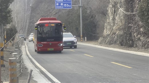 北京公交m37新车下苇甸桥进站