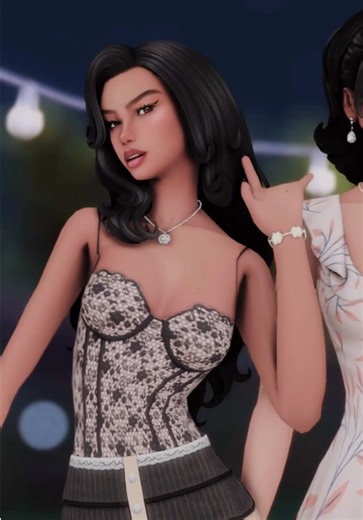 Dating the star player on Britechester’s basketball team comes with its drawbacks—one of them being the constant attention from girls who think they have a chance with Cade. When Isabella sees Yasmin openly hitting on her boyfriend at the party, she decides not to let Noelle fight her battles like she usually does. This time, Isabella stands up for herself, shuts Yasmin down, and makes it very clear she doesn’t belong there. #sims4story #simstok #sims4