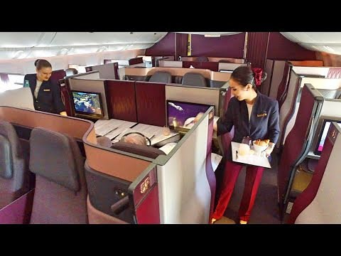 World's best business class - Qatar Airways Qsuite
