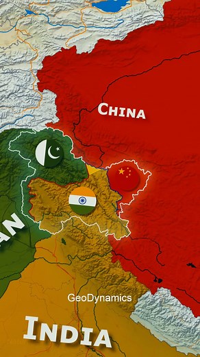 Real Map of Kashmir #Kashmir #india #Pakistan #usa | GeoDynamics