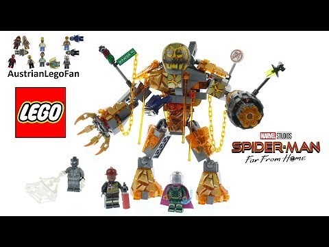 Lego Spider-Man 76128 Molten Man Battle - Lego Speed Build Review
