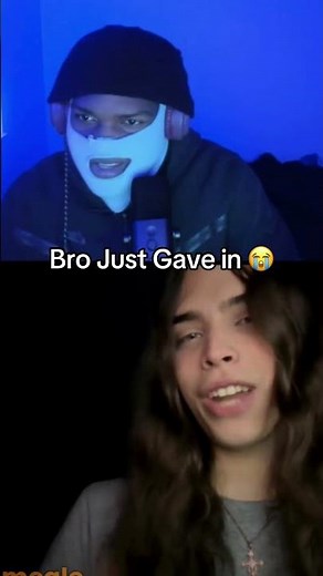 Bro just Gave In😭