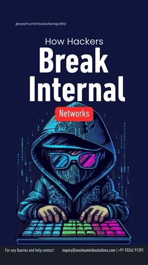How Hackers Break Internal Networks #ethicalhacking #axximuminfosolutions #cybersecurity