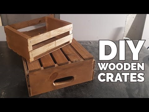 DIY Wooden Storage Crates | Out of Scrap Lumber