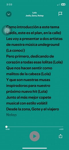 Lola - Complete Song Compilation with Lyrics and Artists