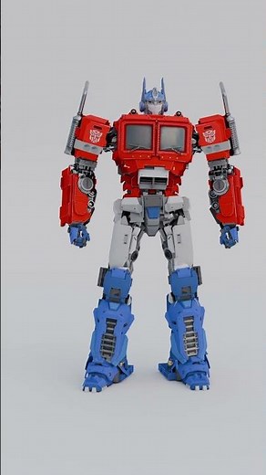 Optimus Prime 3D Transformation Blender Animation #blender3d #optimusprime #transformers #autobots