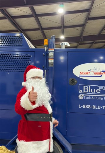 Santa stopped by to check out our ready to rent equipment. We passed and are cleared for deliveries!