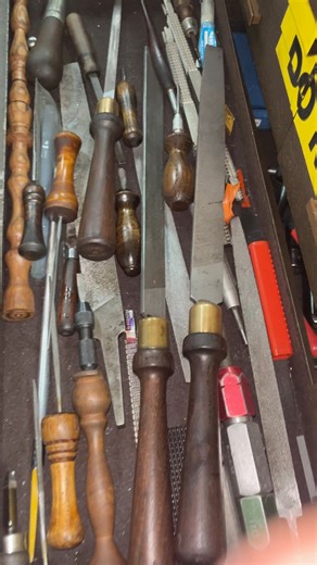 1.1K views | I made most of these file handles that you see in the video. Lots of memories and lots of cool stuff in the drawer. #Tools #Tool #Tools #Toolbox #Machining #Machinist. | Crusader Machining | Facebook