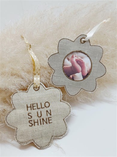 ITH (in-the-hoop) Flower-shaped Frame Embroidery Design for Embroidery Machine With Instructions in English & German. DIY Gift - Etsy