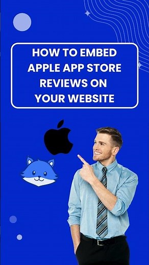 How to embed Apple app store reviews on your Website for FREE?