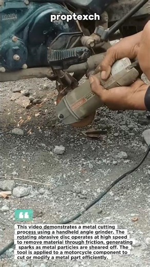 Cutting Motorcycle Metal with an Angle Grinder #AngleGrinder #MetalCutting #MotorcycleRepair