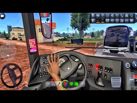 Bus Simulator Ultimate : Offroad Map Driving Realistic Game - Android Gameplay