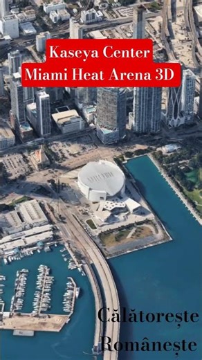 Discover Kaseya Center, Miami Heat Arena #drone #vicecity #aerial #turism #viral #3d #travel #turism