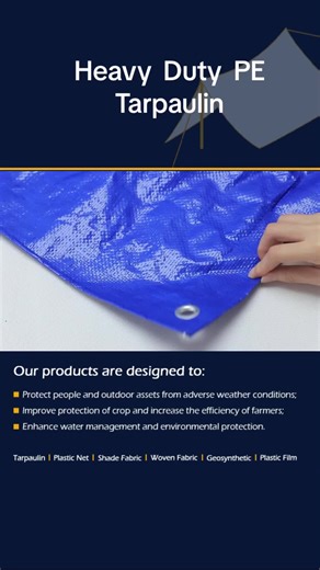 Heavy Duty PE Tarpaulin. Various size and color.#factory #tarpaulin