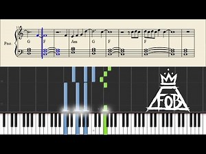 Fall Out Boy - Alone Together - Piano Tutorial + SHEETS