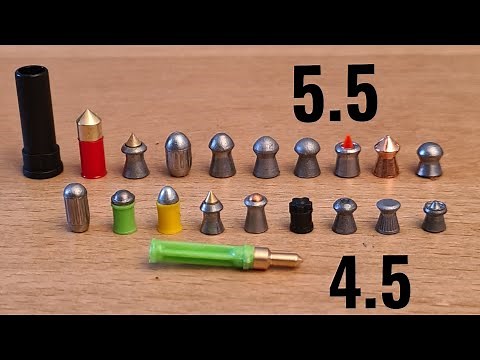 4.5 & 5.5 Air Rifle Pellet Penetration Test