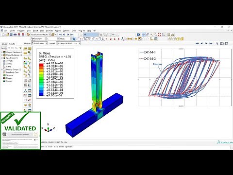 WUF-W (welded unreinforced flange-welded web) connection to box column Abaqus
