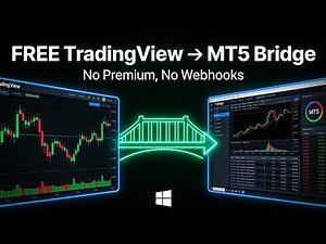 FREE Trading-view to MT5 Bridge - Complete Setup Tutorial (No Webhooks/Premium Needed) !!!