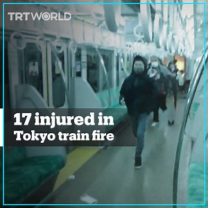 A 24-year-old man dressed as Joker attacked people on a train in Tokyo and injured 17 people before pouring fluid and starting a fire. The attack happened on the Keio express line bound for Shinjuku, the busiest rail station in the world as people were heading to the city centre for Halloween gatherings. | TRT World