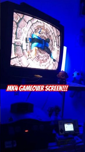 Probably the best gameover screen ever #mortalkombat #mortalkombat4 #n64 #retrogames #crt #arcade